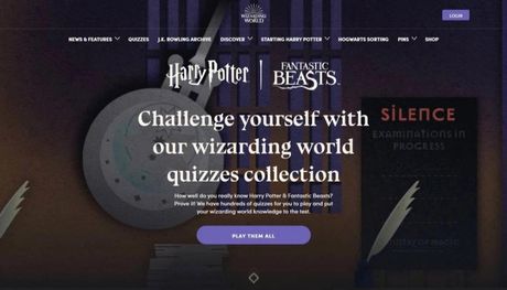 pottermore官网中文，Pottermore官网中文上线啦！